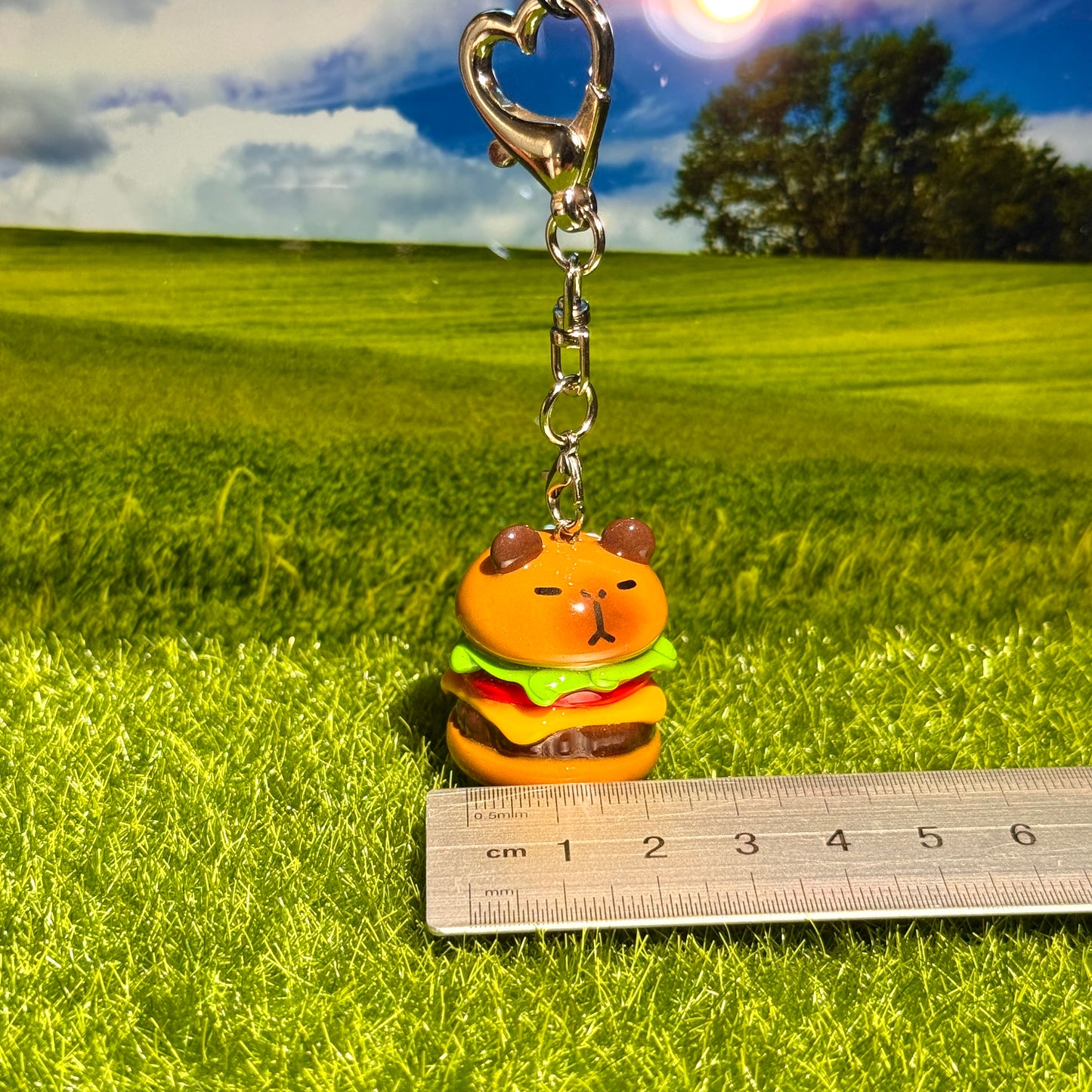π CapyBurger Keychain π