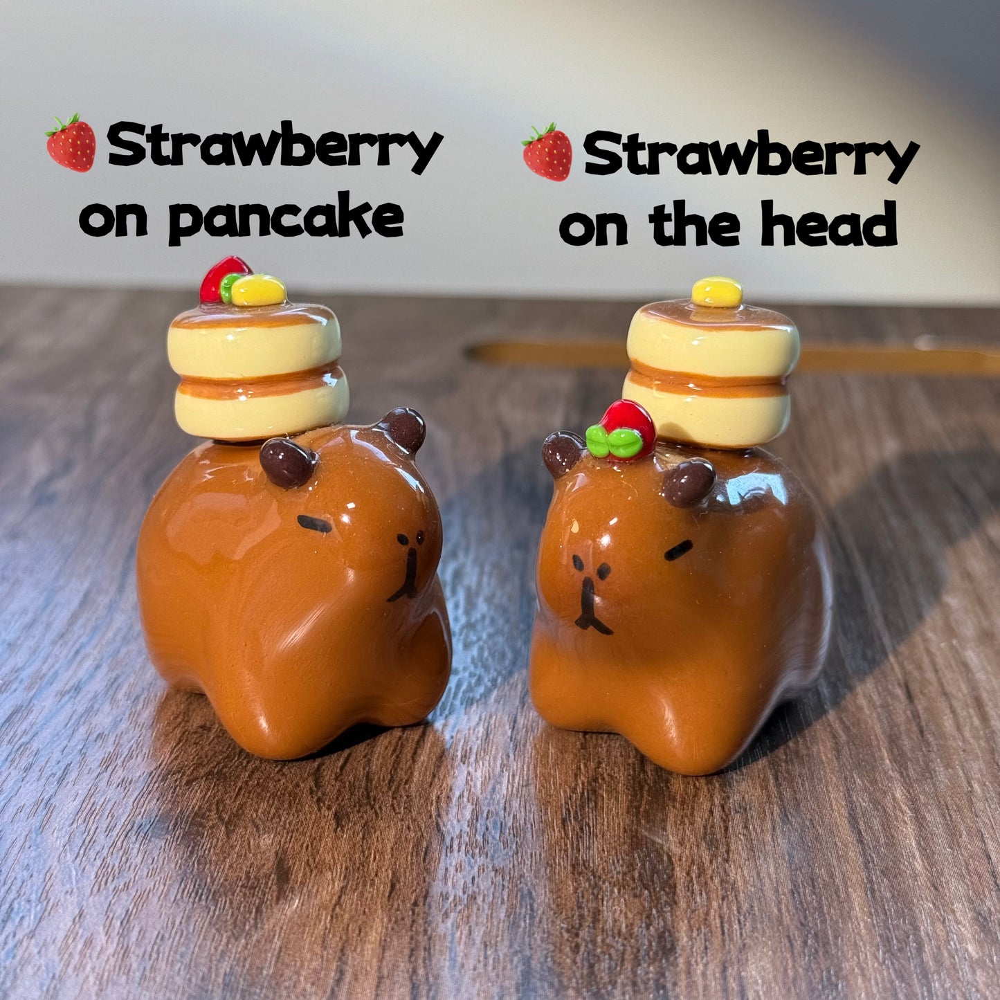 Capy and Pancakes 🥞 & Strawberry 🍓