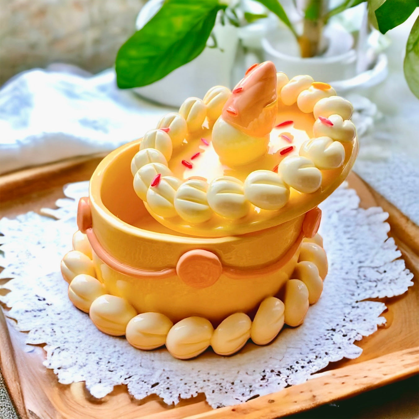 π Lemon Ice Cream Cake Jewellery Box π