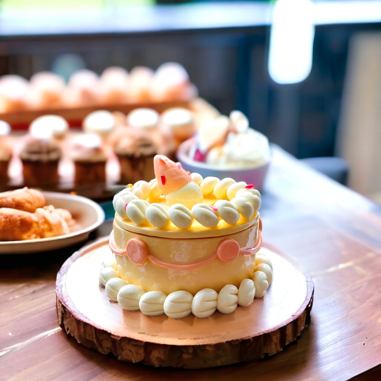 π Lemon Ice Cream Cake Jewellery Box π