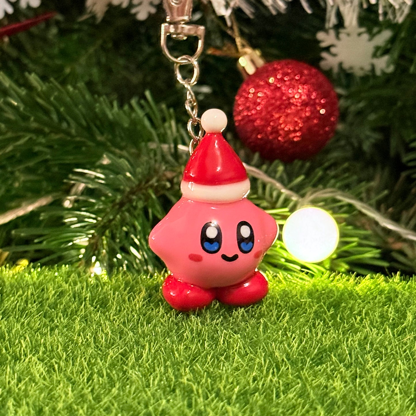 🎄Xmas Kirby Keychain🎅