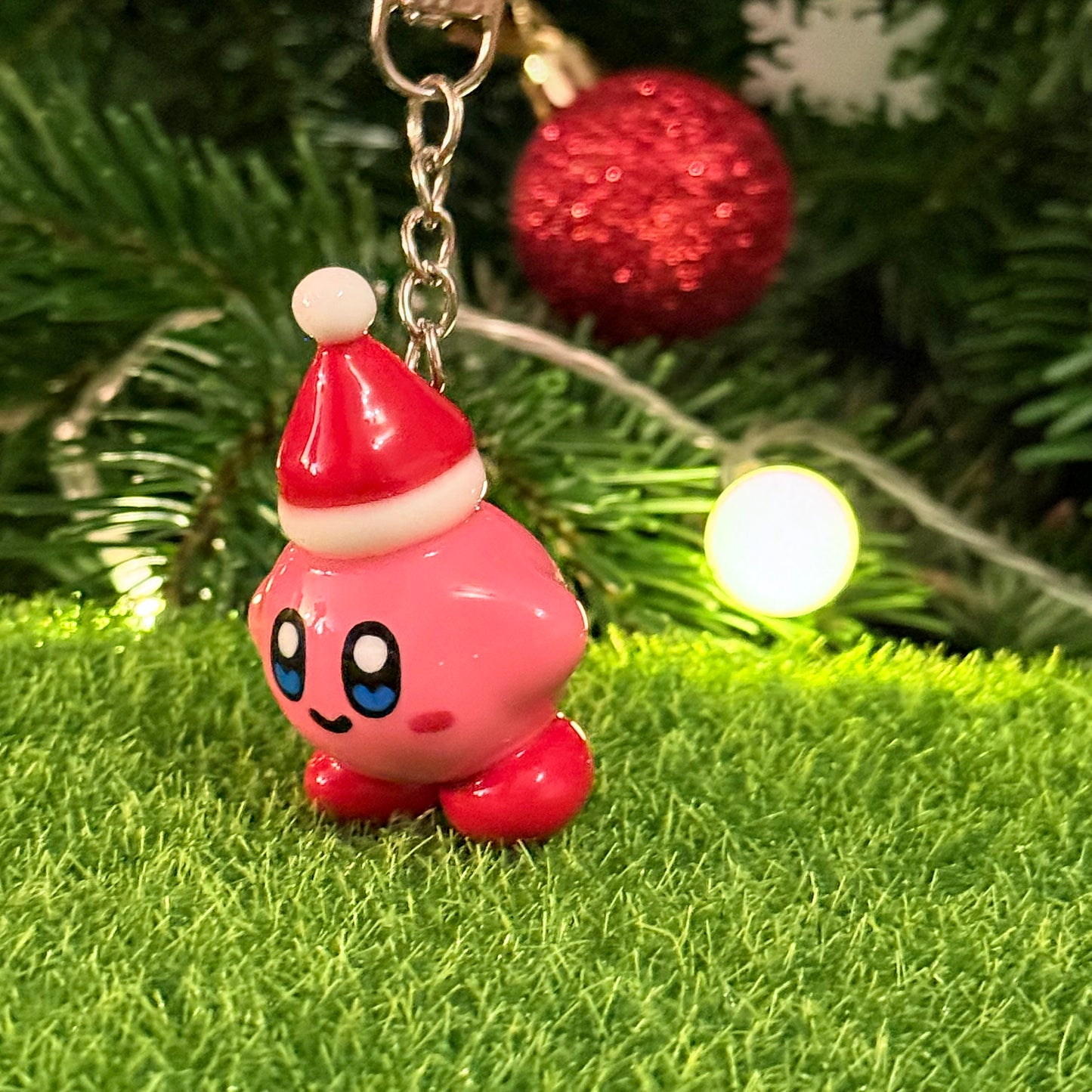 🎄Xmas Kirby Keychain🎅