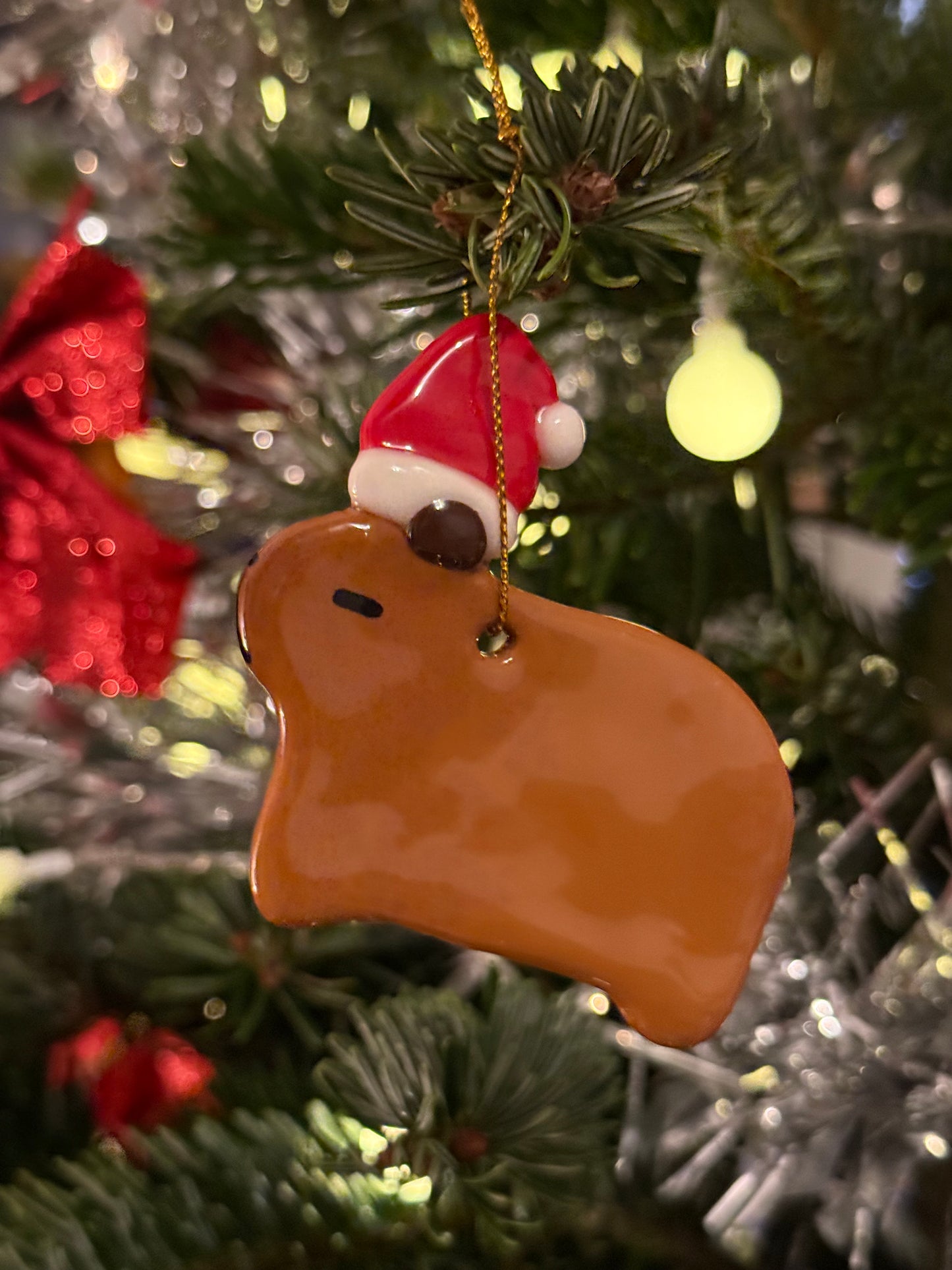 🎄Xmas Capybara Tree Ornament🎅