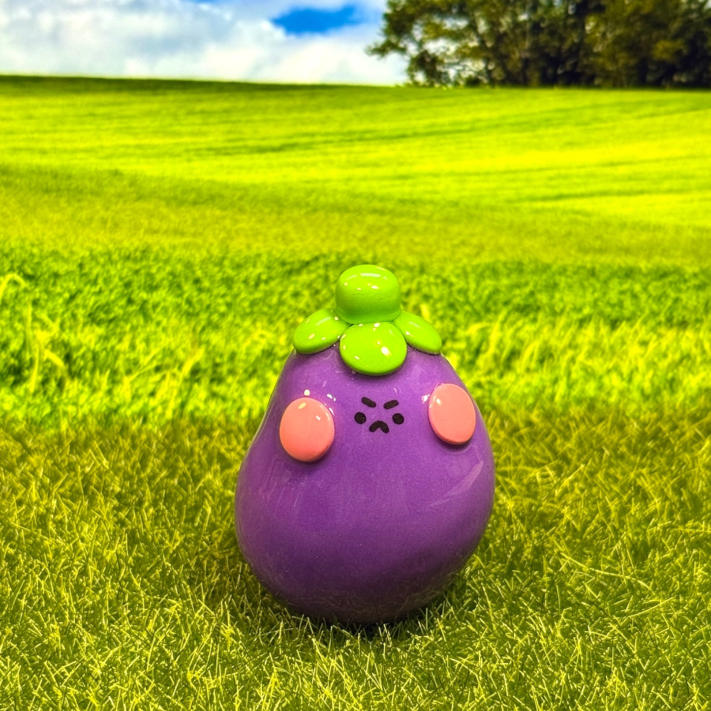 🍆 Aubergine Eggplant Friend Figure 🍆