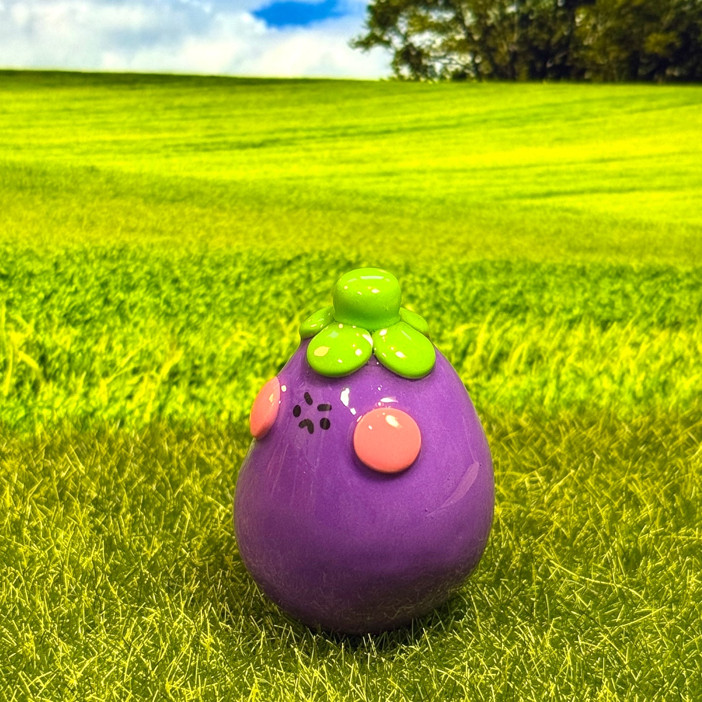 🍆 Aubergine Eggplant Friend Figure 🍆