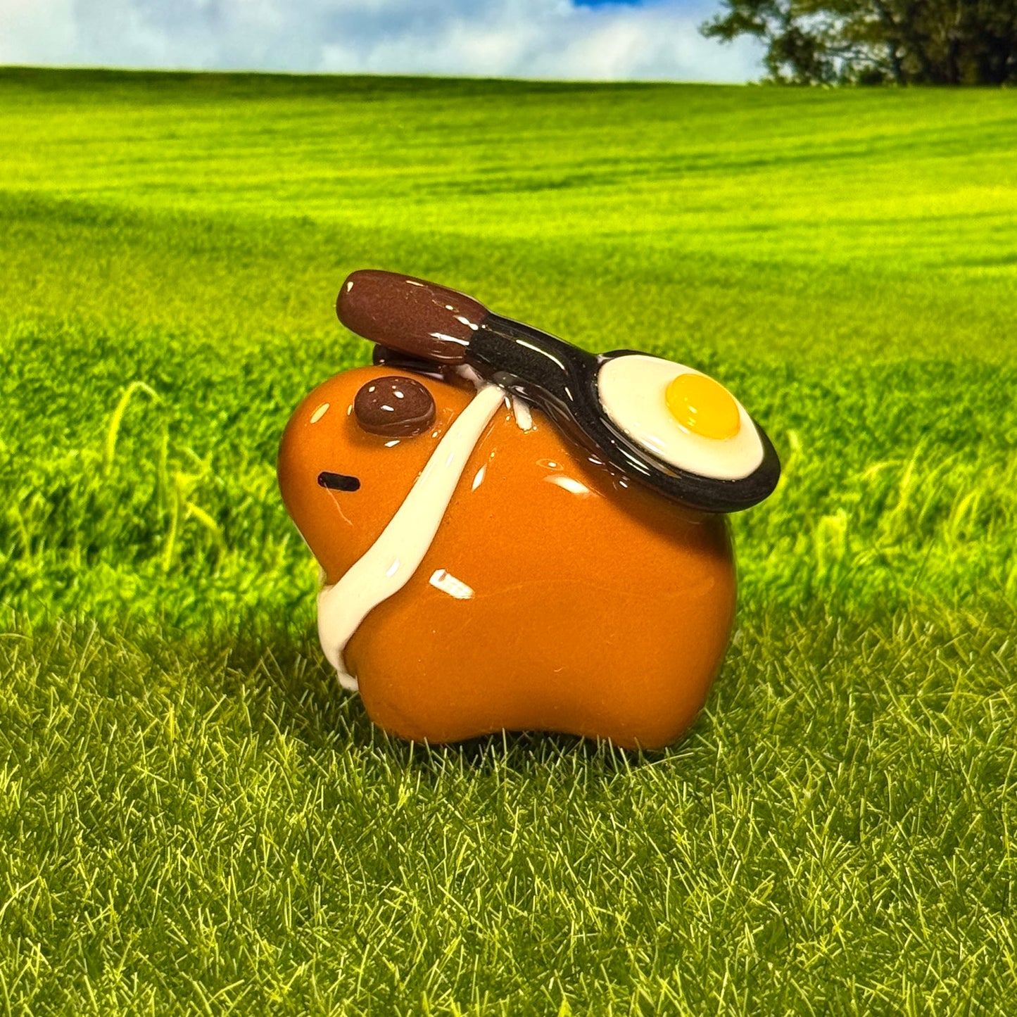 🍳Chef Capybara with Fried Egg Figure🧑‍🍳