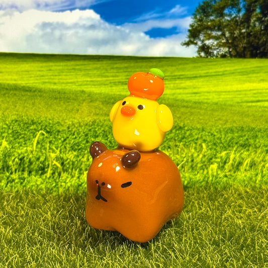 🦆Capybara & Duck Figure🍊
