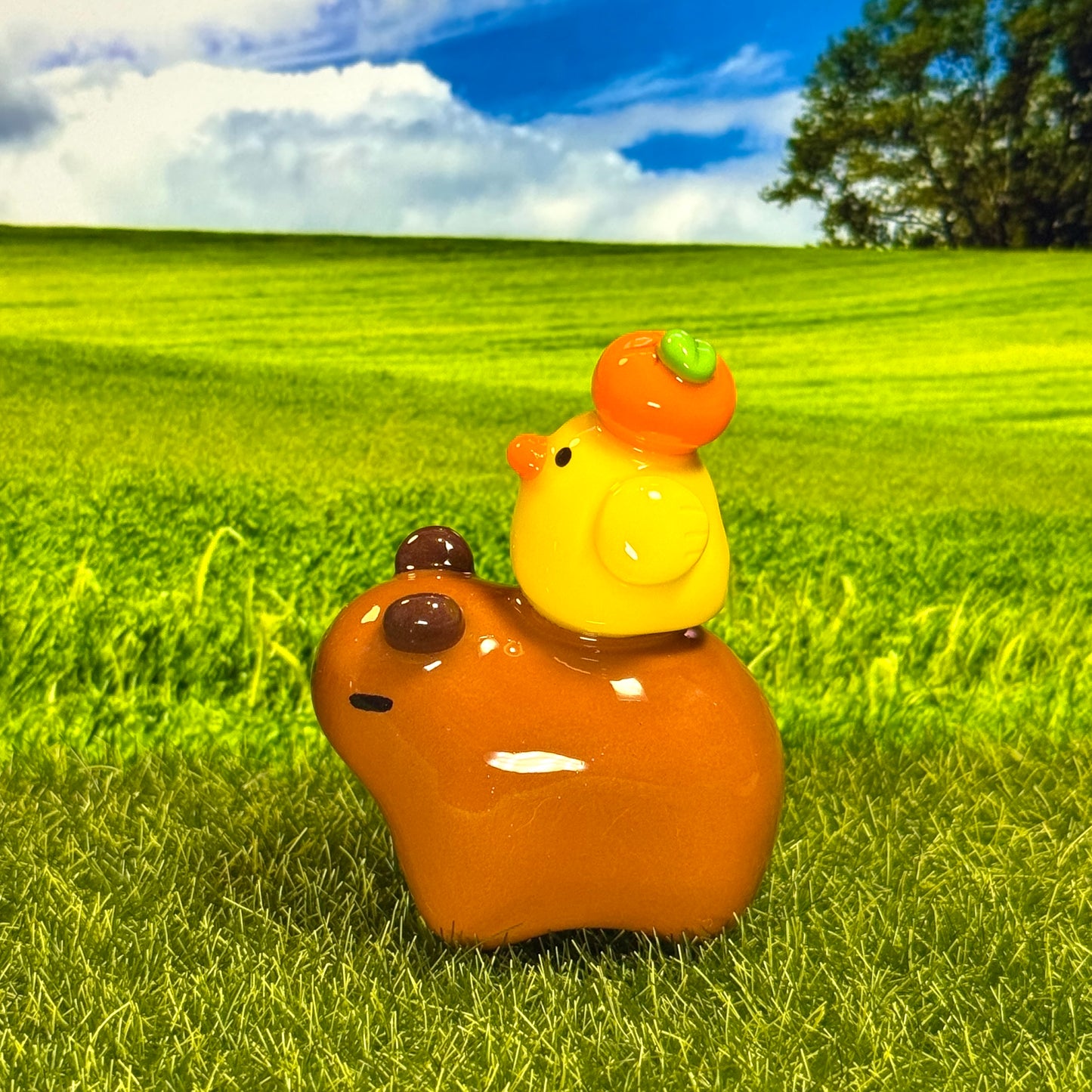 🦆Capybara & Duck Figure🍊