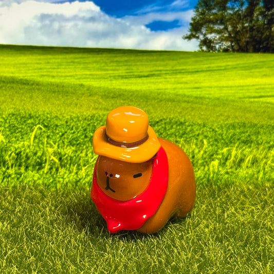 🤠Cowboy Capybara Figure😎