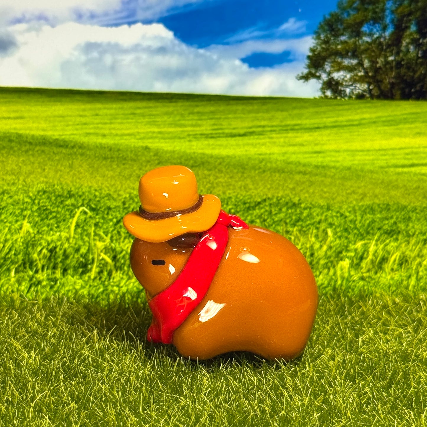 🤠Cowboy Capybara Figure😎