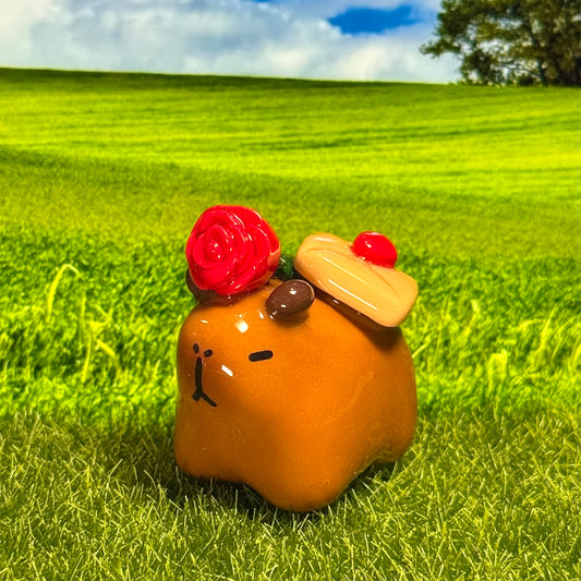 💌 Romantic Lover Capybara with Rose & Love Letter Figure🌹