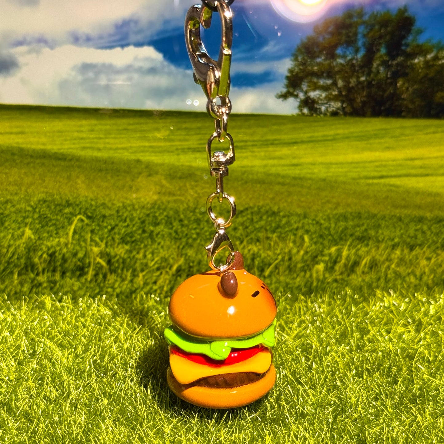 😋 CapyBurger Keychain 🍔
