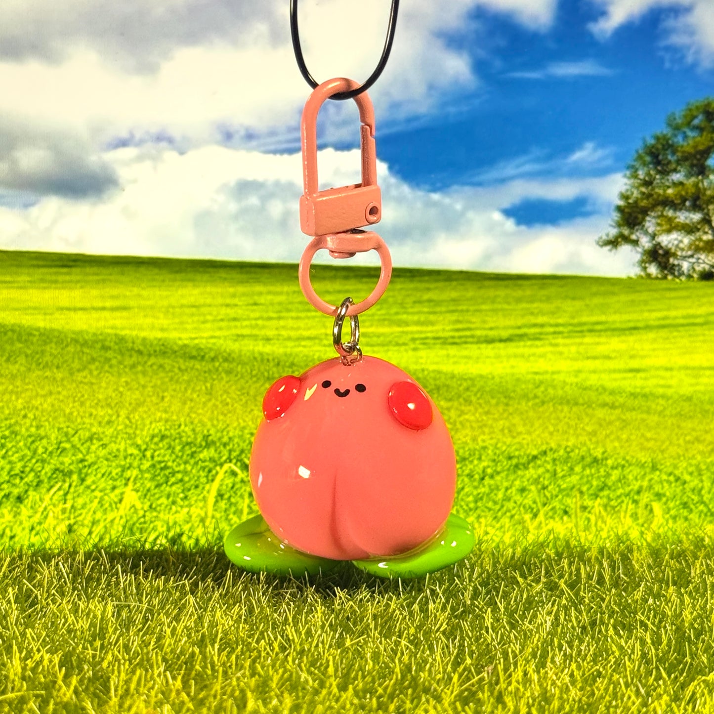 🍑Happy Peach Keychain🍑