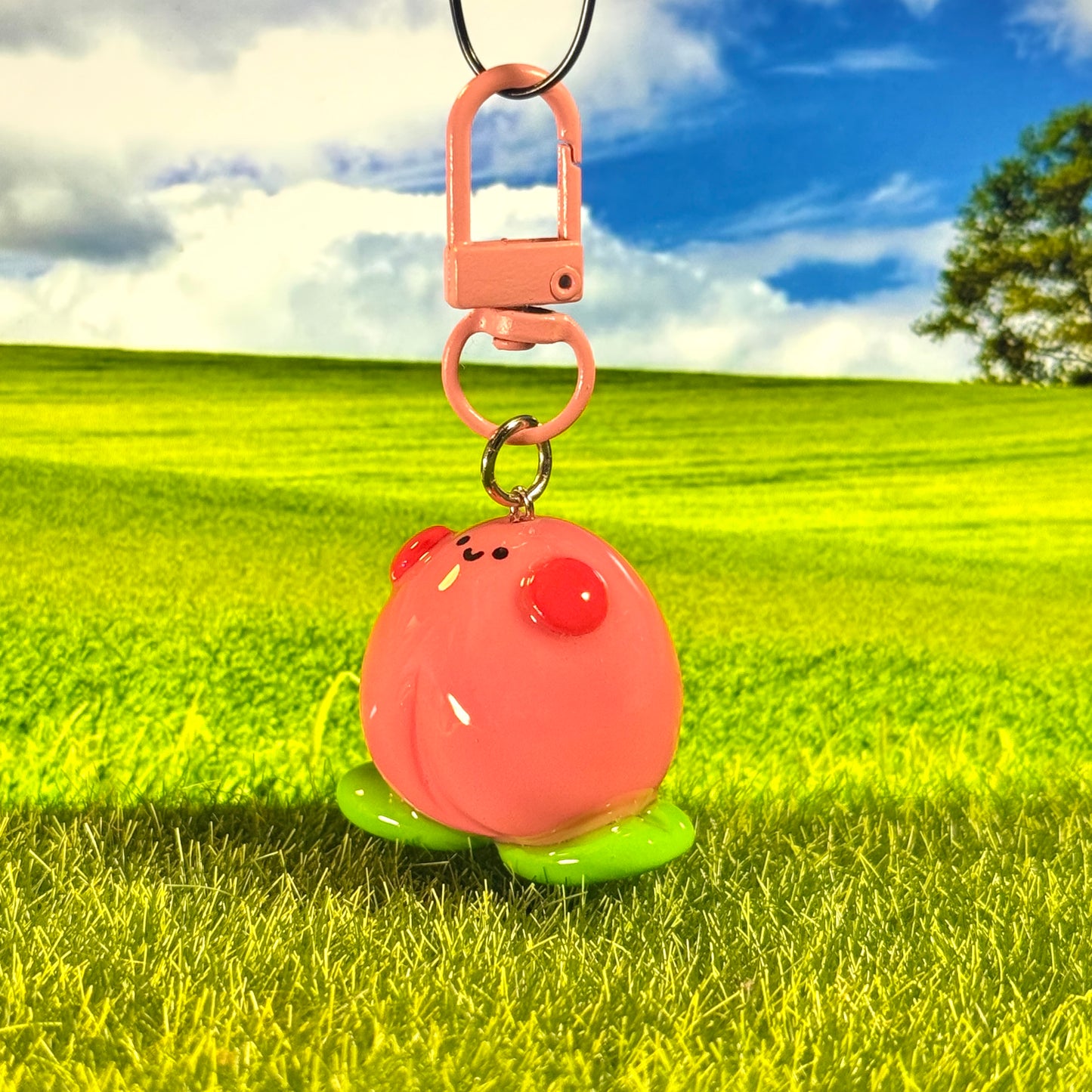 🍑Happy Peach Keychain🍑