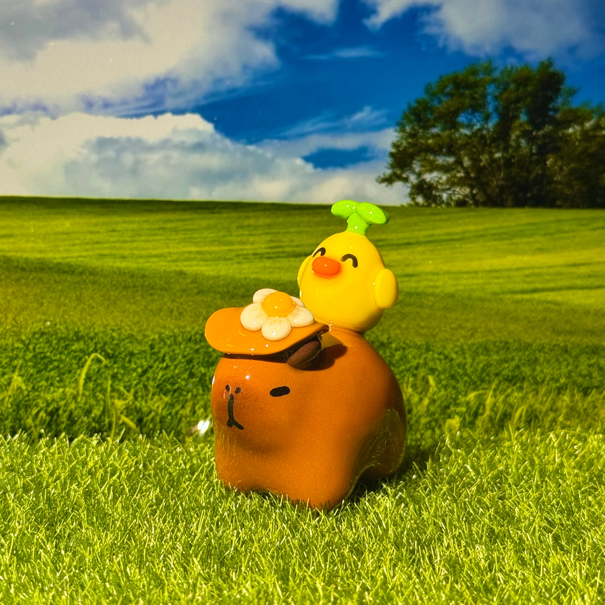 🌼Classy Capy With Friendly Duck🦆