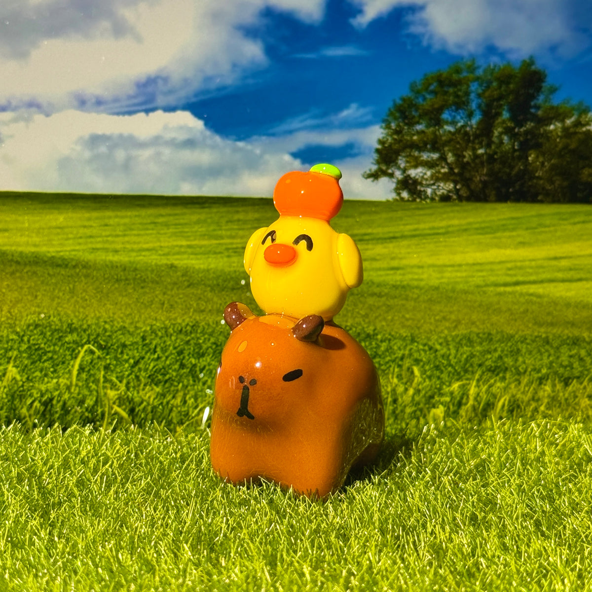 🦆Capybara & Duck Figure🍊