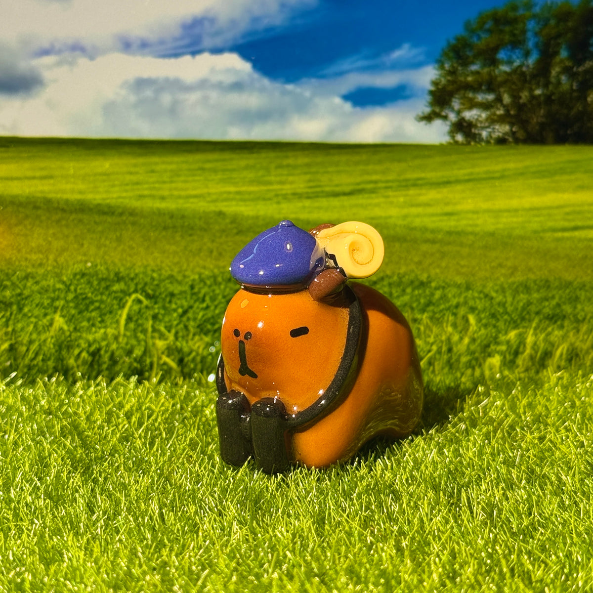 🗺️ Explorer Capybara with Binocular & Map