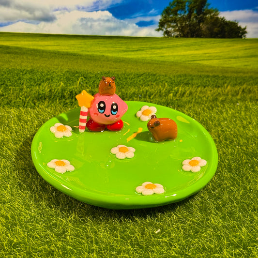 🌟Kirby&Capybara Trinket Dish🌸