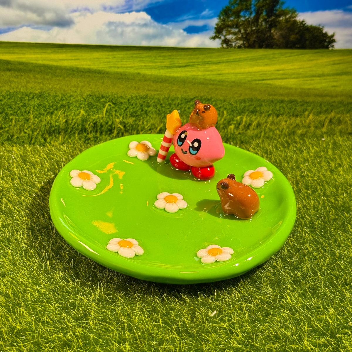 🌟Kirby&Capybara Trinket Dish🌸
