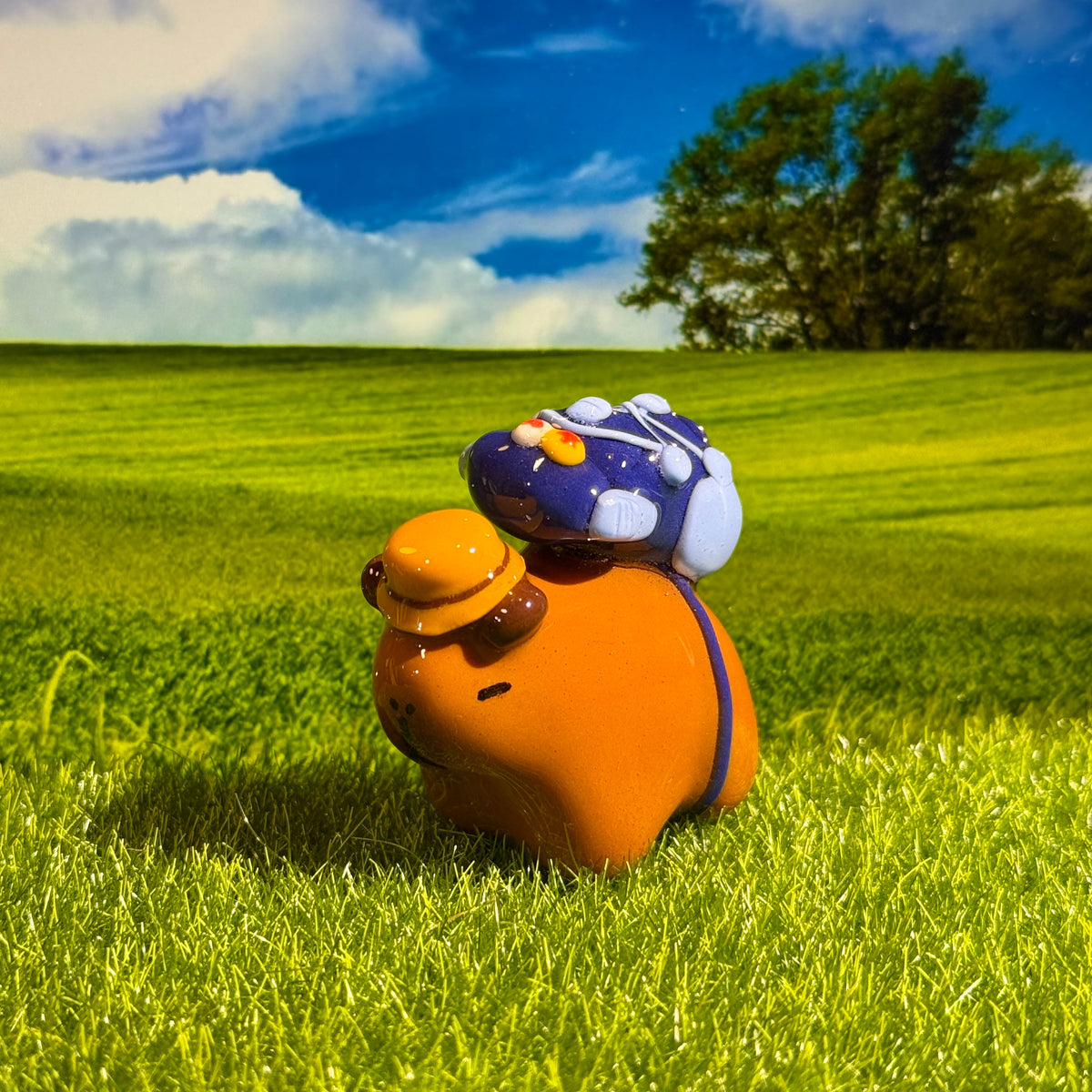 🎒Tourist Capybara with Hiking Backpack🤠