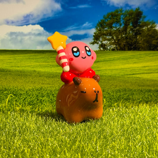 🪄Capybara and Kirby with Magic Wand✨🌟