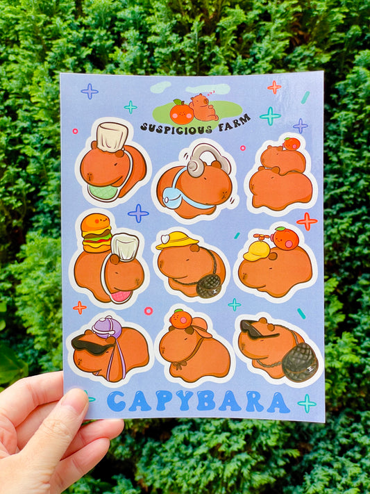 🌞 Capybara Stickers🥹