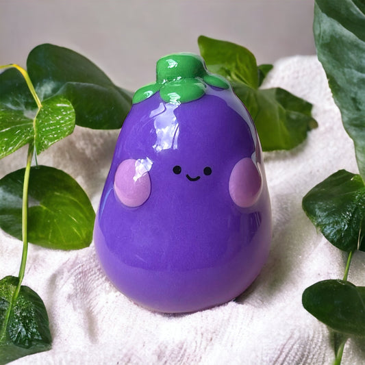 Eggy the Eggplant Ornament 🍆