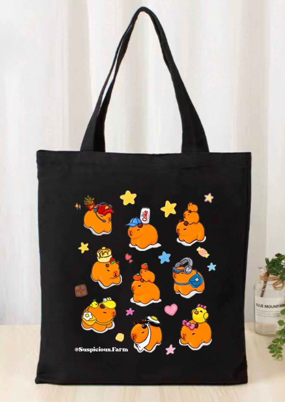 Capybara Tote Bag