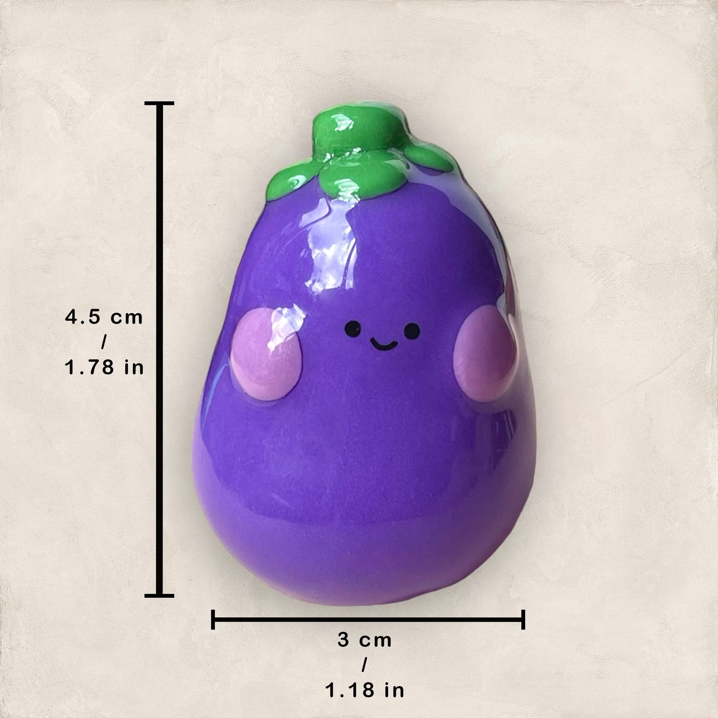 Eggy the Eggplant Ornament 🍆