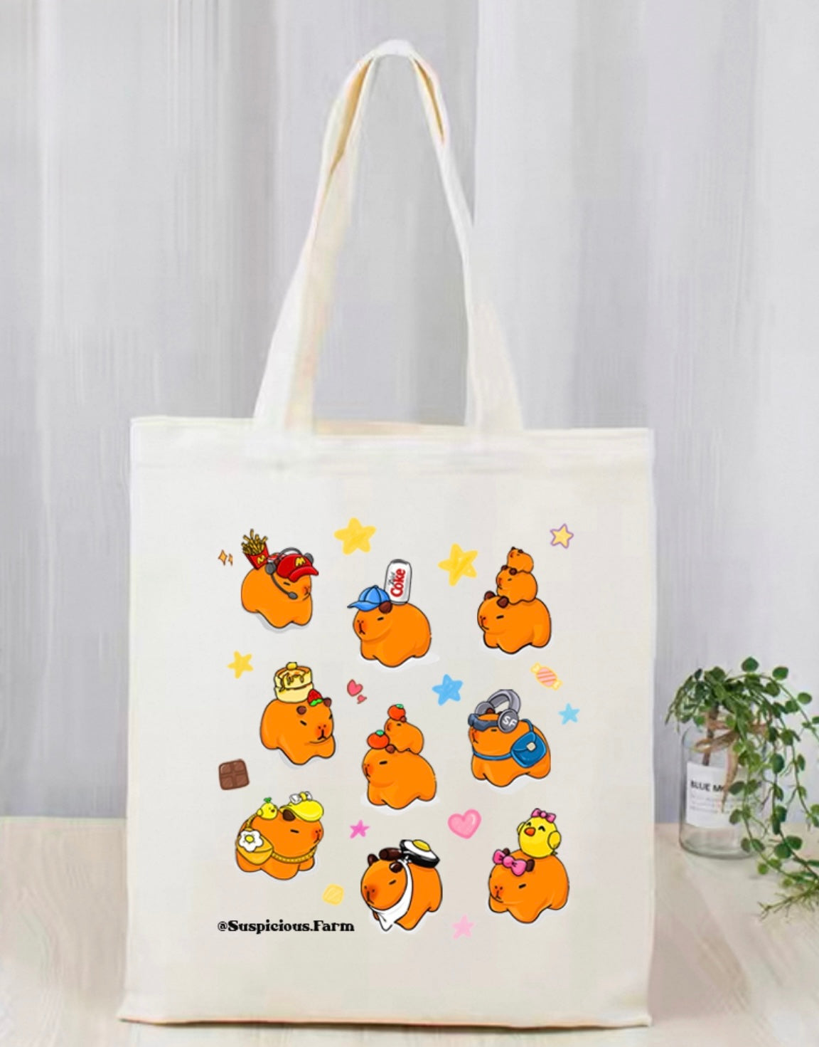 Capybara Tote Bag
