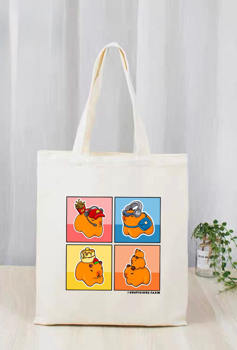 Capybara Tote Bag
